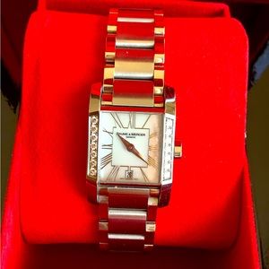 GORGEOUS ladies BAUME MERCIER DIAMANT watch 🔥🔥🔥🔥